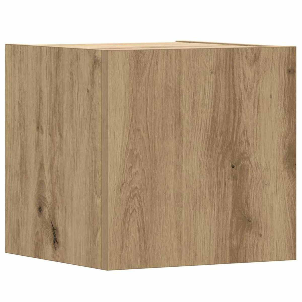 Holzschrank. Hellbraune Farbe.