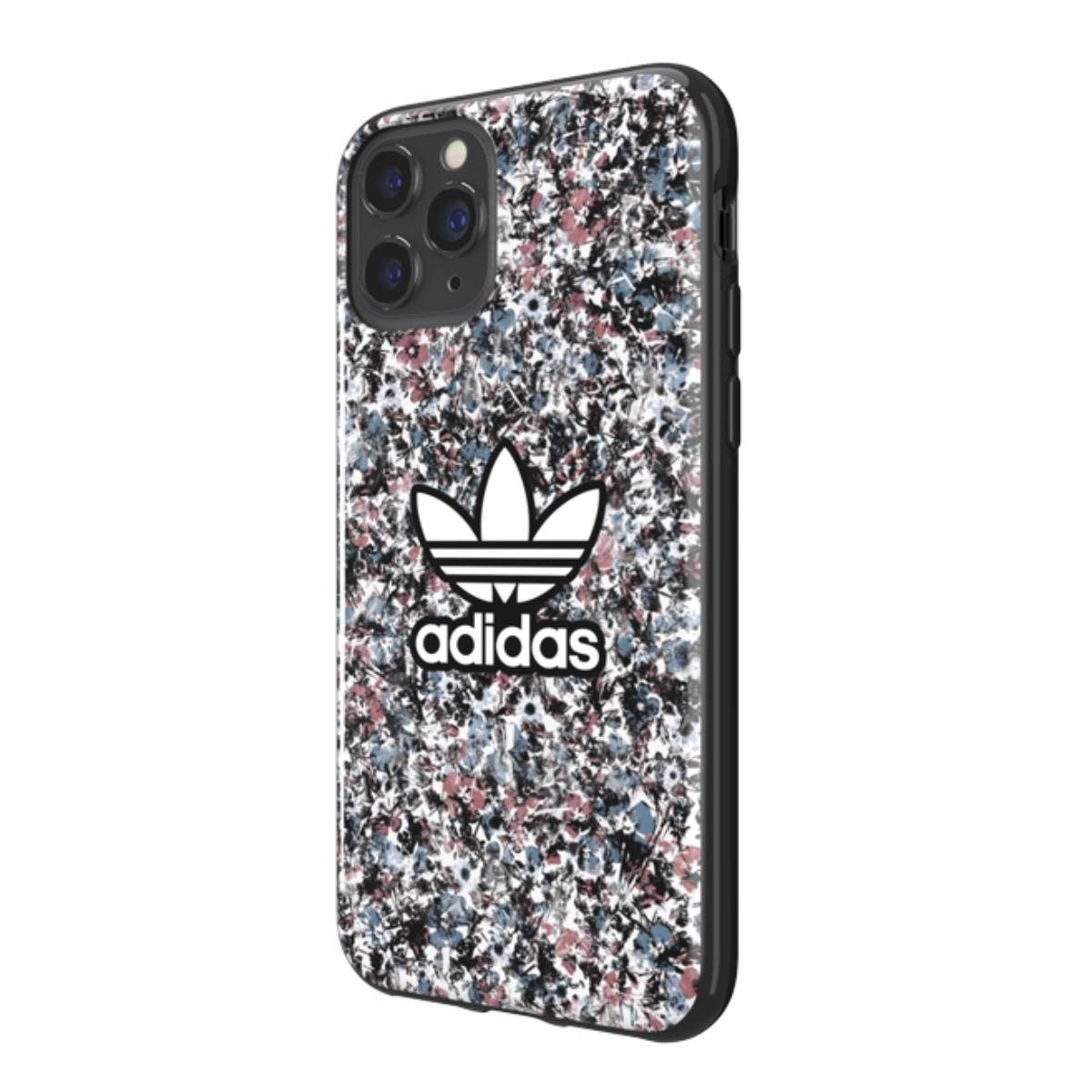 Custodia Adidas con design floreale.