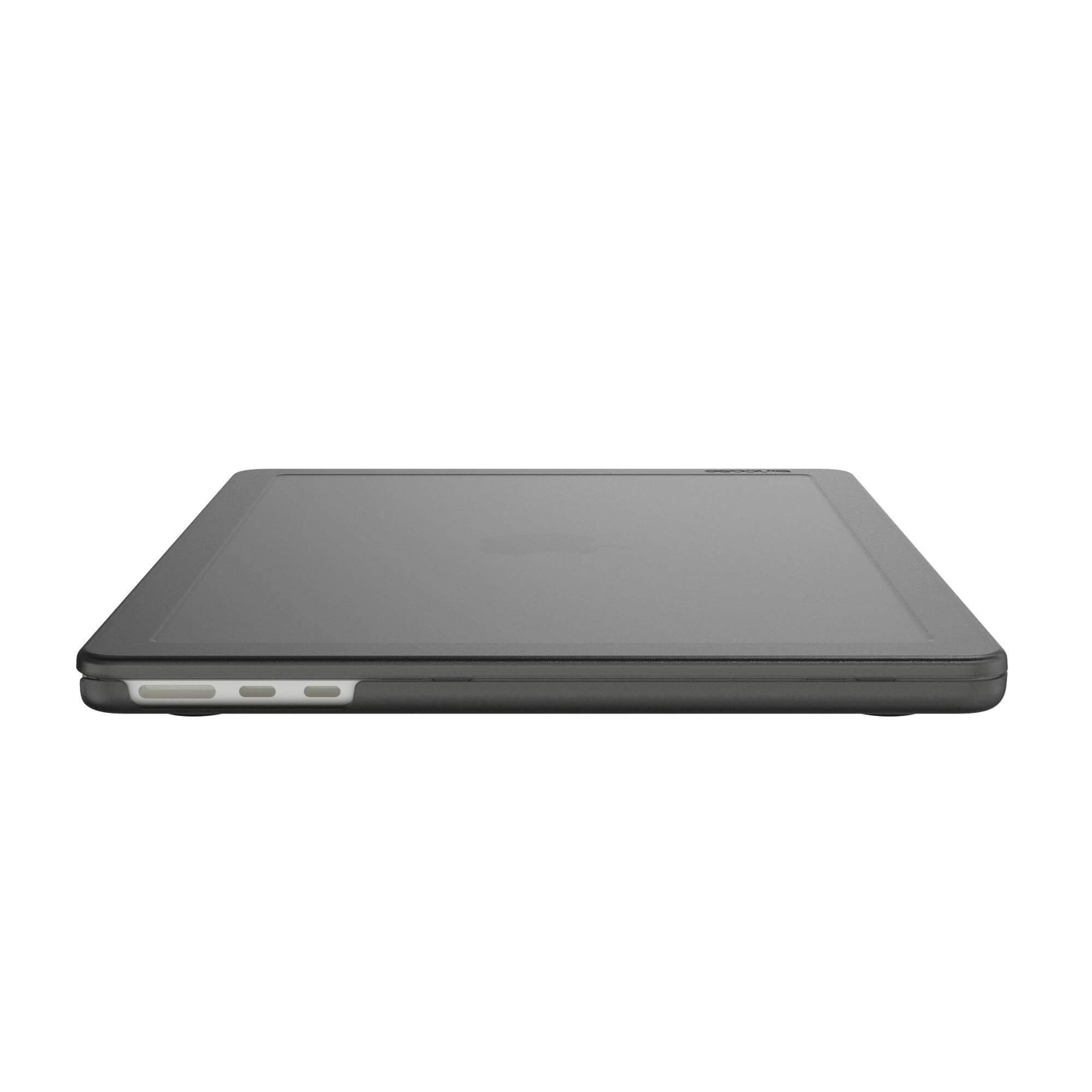 Graue Tablet-Hülle. Die Hülle liegt auf einer weißen Oberfläche.