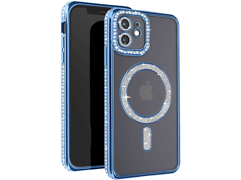 Lonrapa 2 Pezzi Cover per iPhone 12 Colori Amore Cuore Motivo Design Morbido Placcatura TPU Custodia per iPhone 12 6,1 Zoll Specchio Silicone Antiurto Protettiva Case per Ragazze, Bianco e Rosa