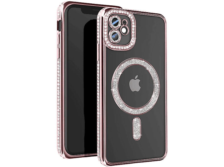 Carcasa para móvil | AVIZAR BACK-DIAMAG-PK-IP11, Compatible con Apple ...