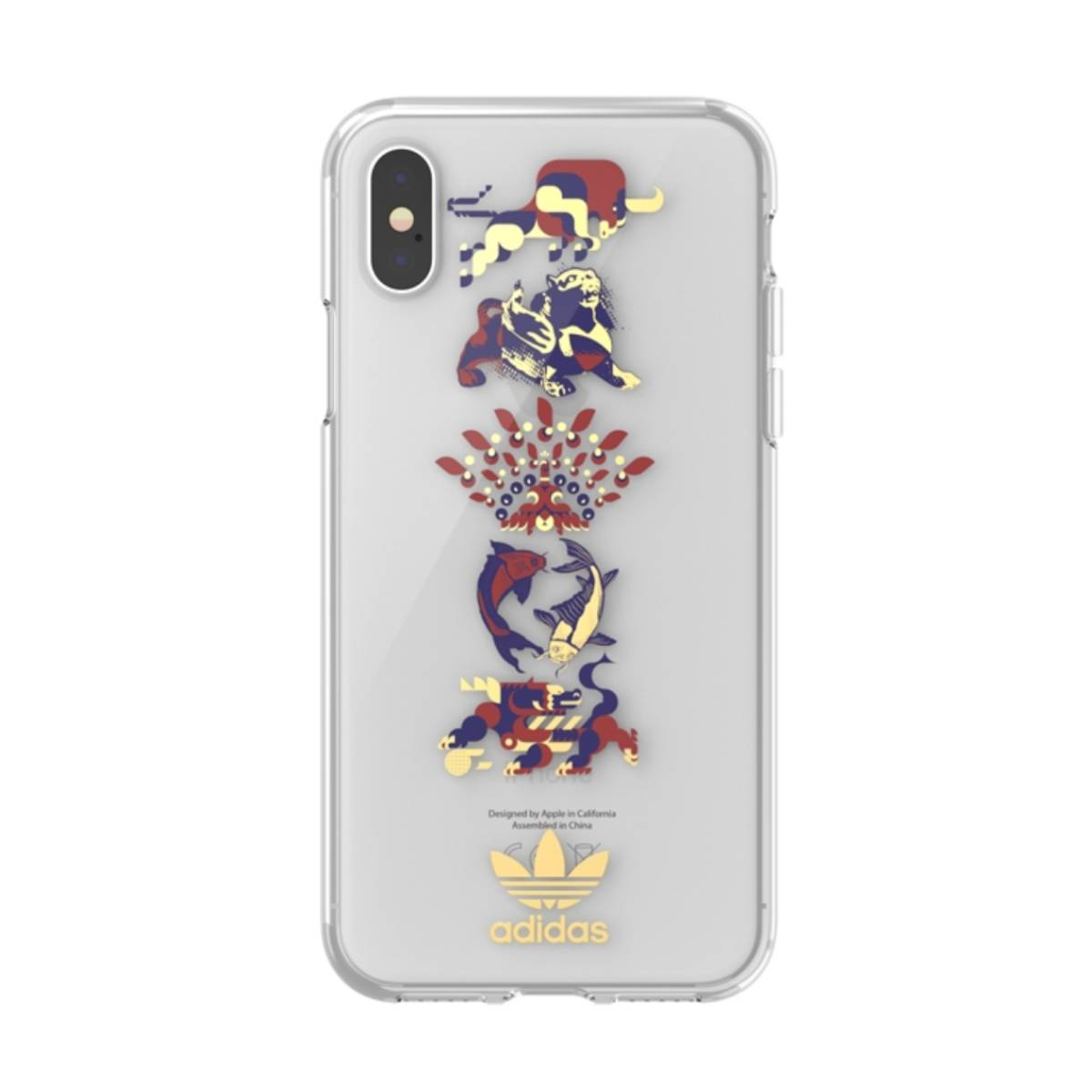 Custodia Leedia A 360° Per IPhone X/XS Con Vetro Temperato Integrato E Paraurti TPU - Protezione Completa, Nero, Ricarica Wireless