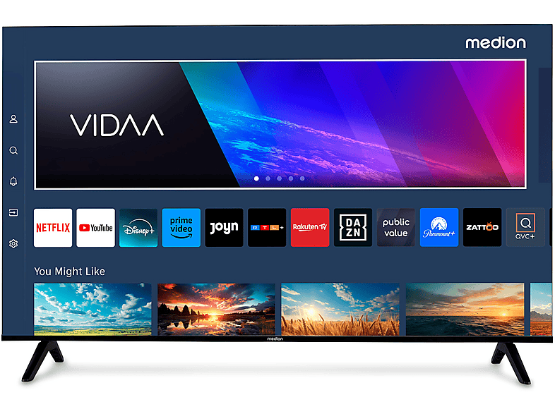 MEDION X8652500 (MD 865200) LCD TV (Flat, 65 Zoll / 163,9 cm, UHD 4K)