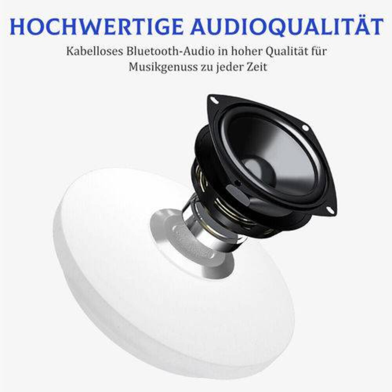 Lautsprecherkomponente mit hochwertigem Audio, weißer Hintergrund.