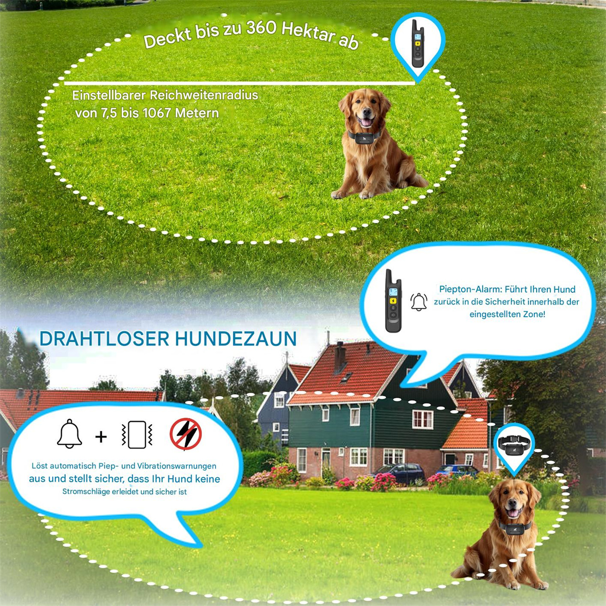 vibration iphone einschalten Hunde Erziehungshalsband online kaufen main image 0