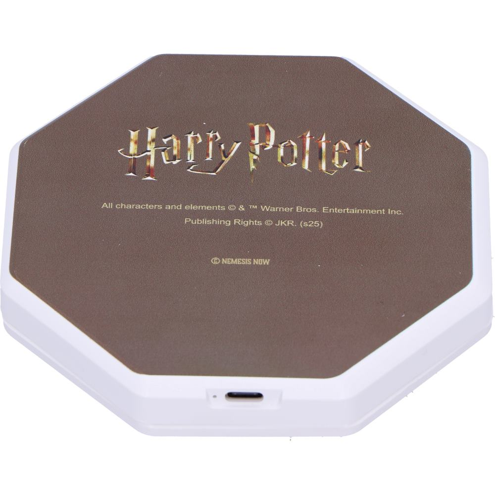 A Harry Potter themed lamp base with logo and text.