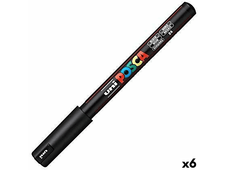 UNI-BALL PC-1MR Filzstift, Schwarz | MediaMarkt