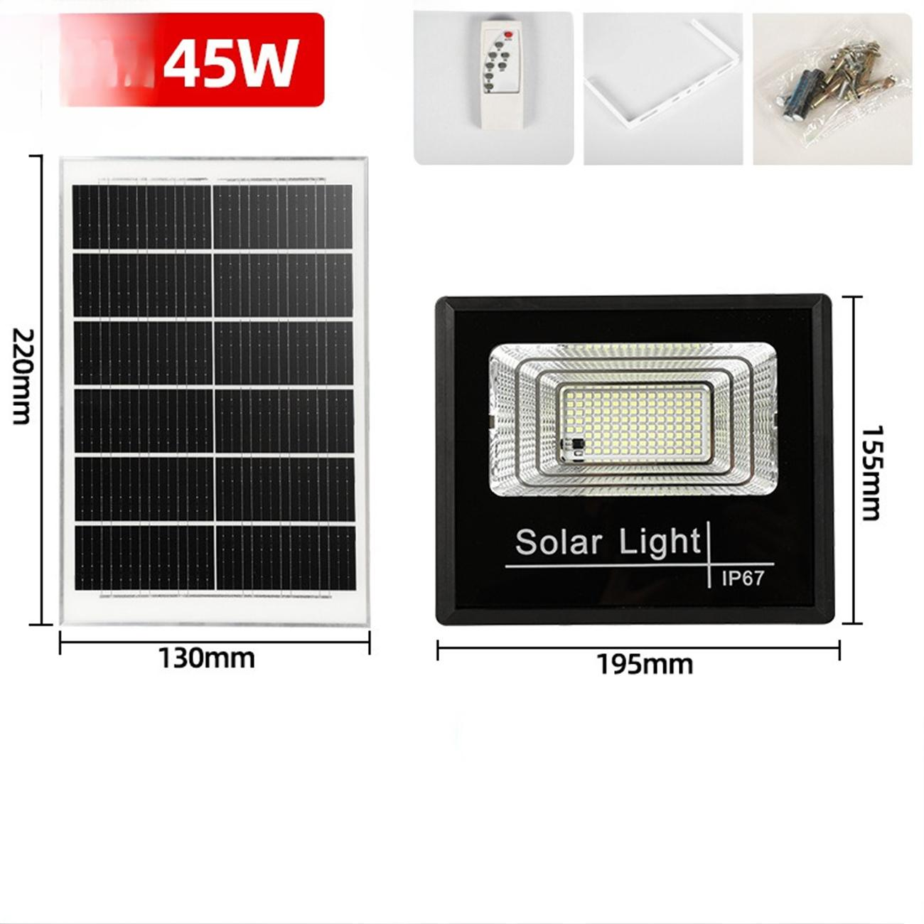Solarpaneele und Solarlicht. Das Panel ist schwarz mit weißen Linien.