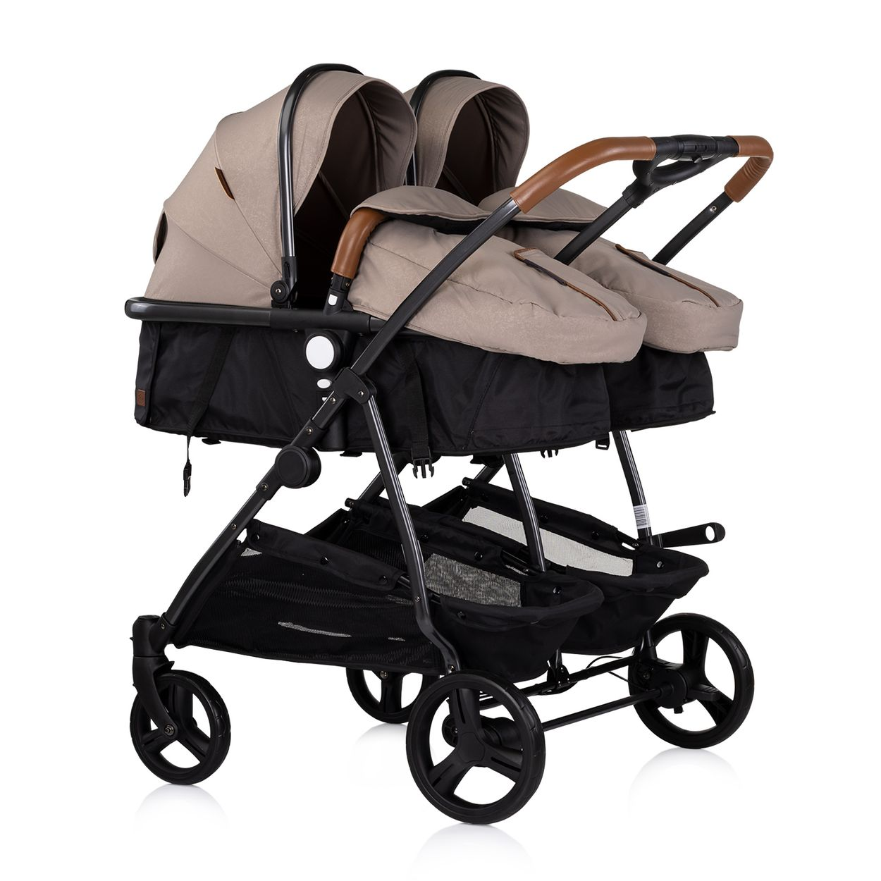 CHIPOLINO Duo Smart klappbar Kinderwagen braun schwarz | SATURN