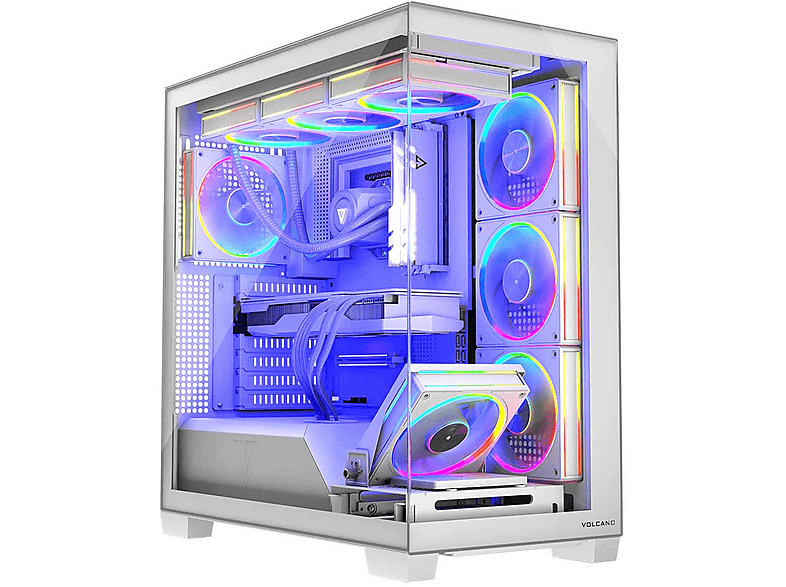 CASE PER PC MODECOM VOLCANO STELLAR ARGB 5F | Materiale in metallo ...