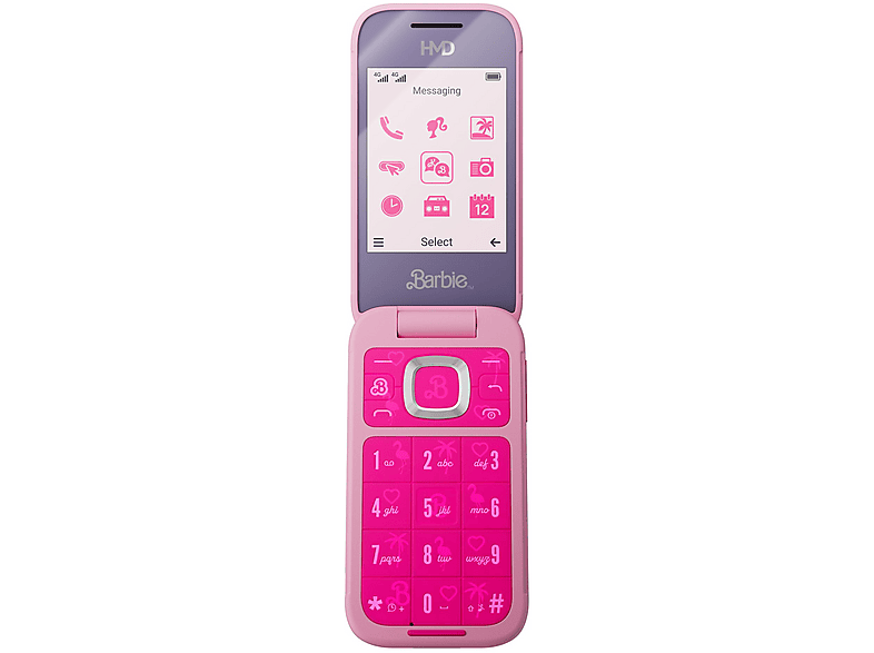 HMD BARBIE PHONE DS POWERPINK Mobiltelefon, Rosa