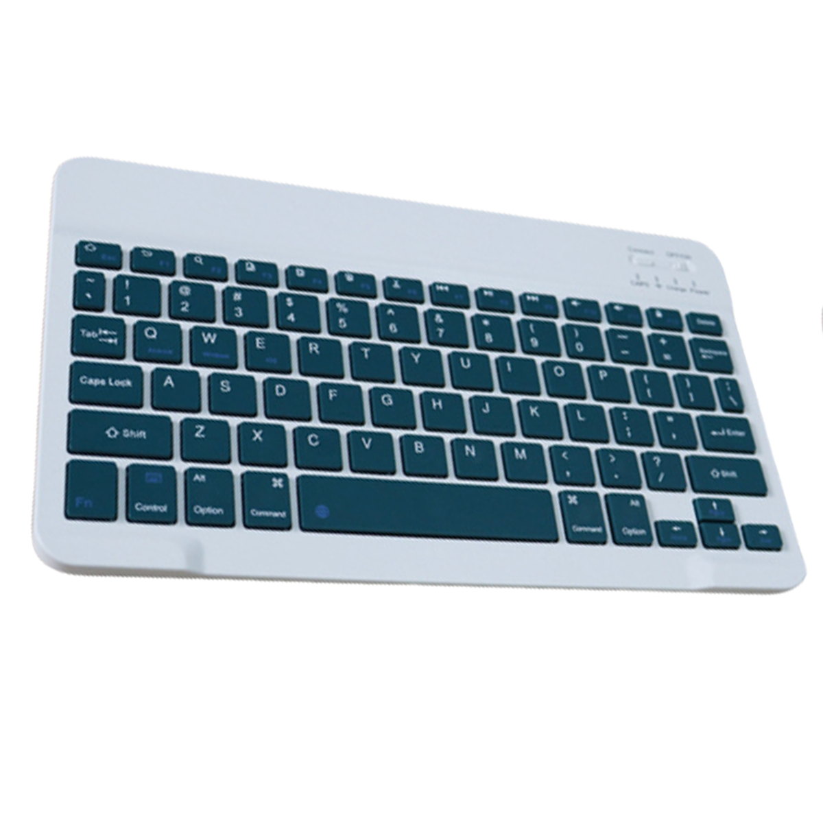 Eine Nahaufnahme einer mechanischen Tastatur. Die Schalter sind mit RGB-Lichtern beleuchtet.