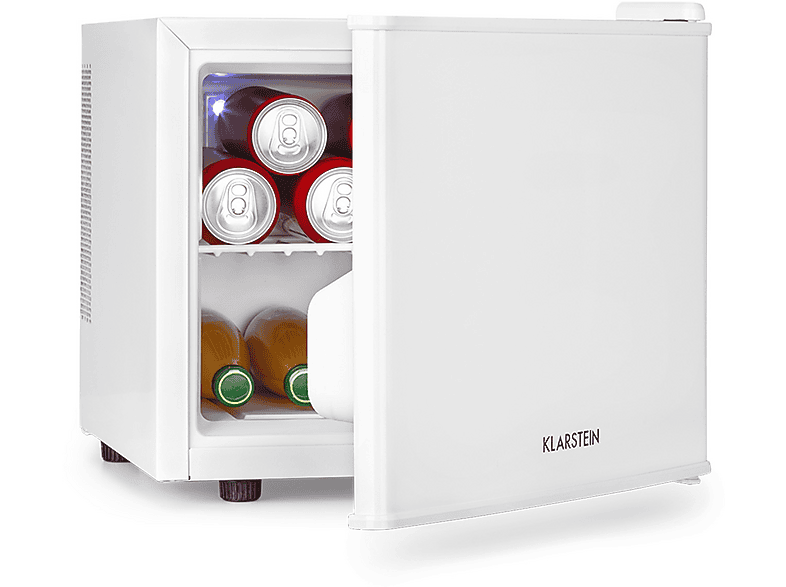 KLARSTEIN Geheimversteck 17l Minibar Mini-Kühlschrank (G, 38,50 cm hoch, Weiß)