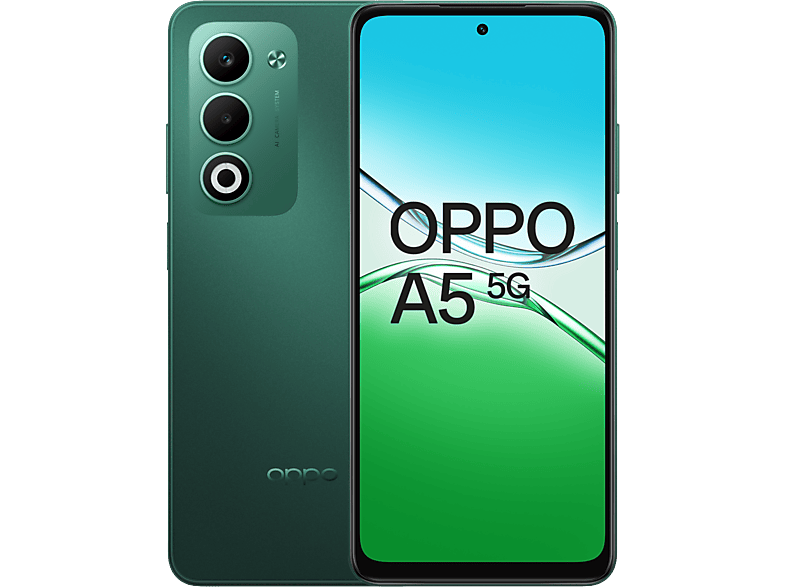 OPPO A5 5G, Verde, Móvil Android, 128 GB, 4 GB RAM, 6,67 