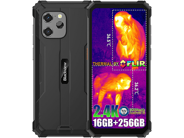 BLACKVIEW BV8900 256 GB Schwarz Dual SIM