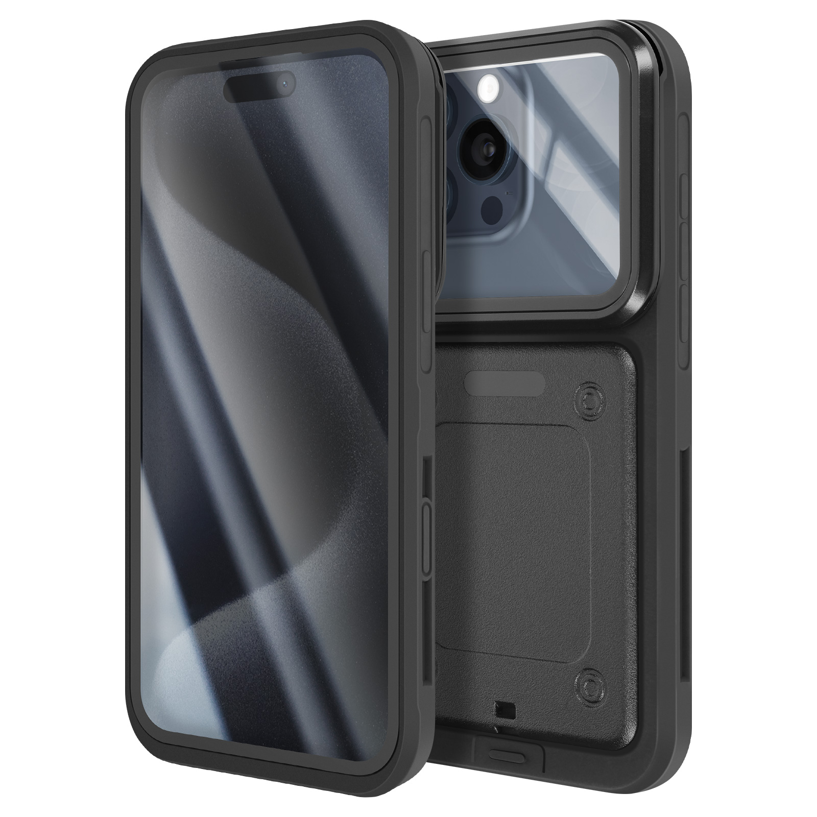 Switch di rete con accessori, che mostra lo switch, la copertura e i componenti di montaggio.
