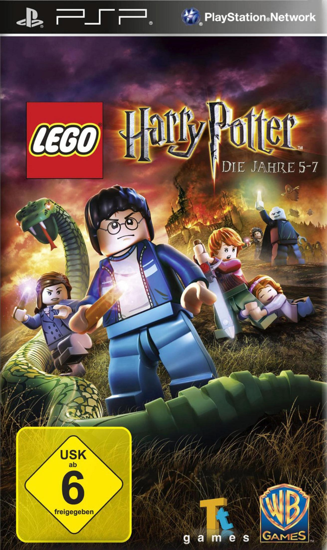 Spielcover: Lego-Figuren, der Titel lautet 'Lego Harry Potter'.