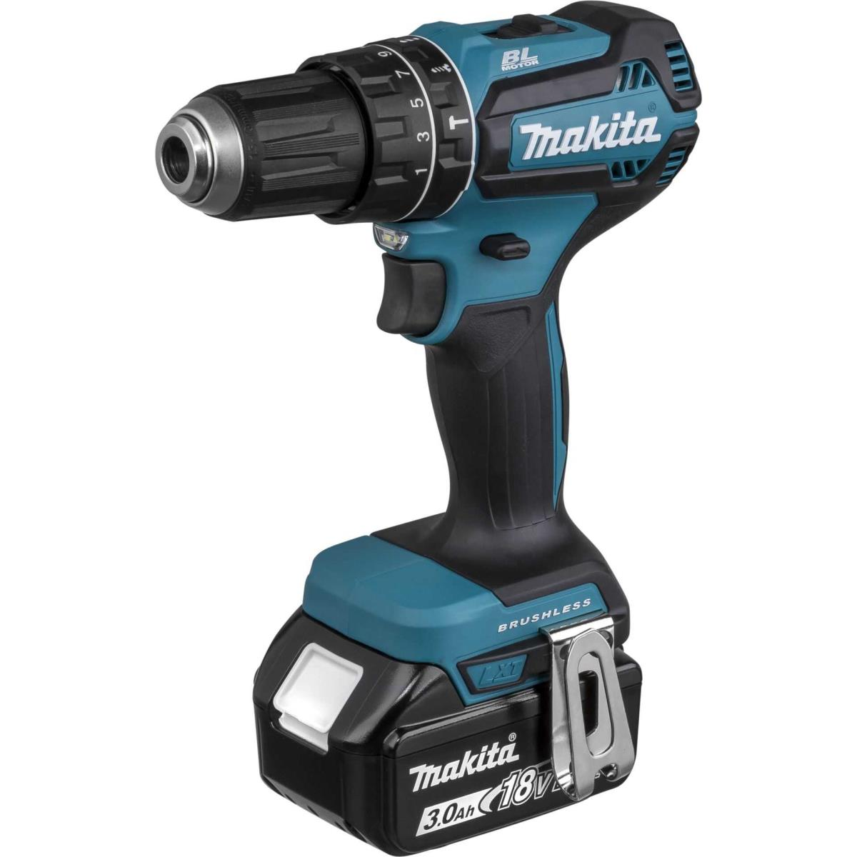 Trapano Makita con batteria.