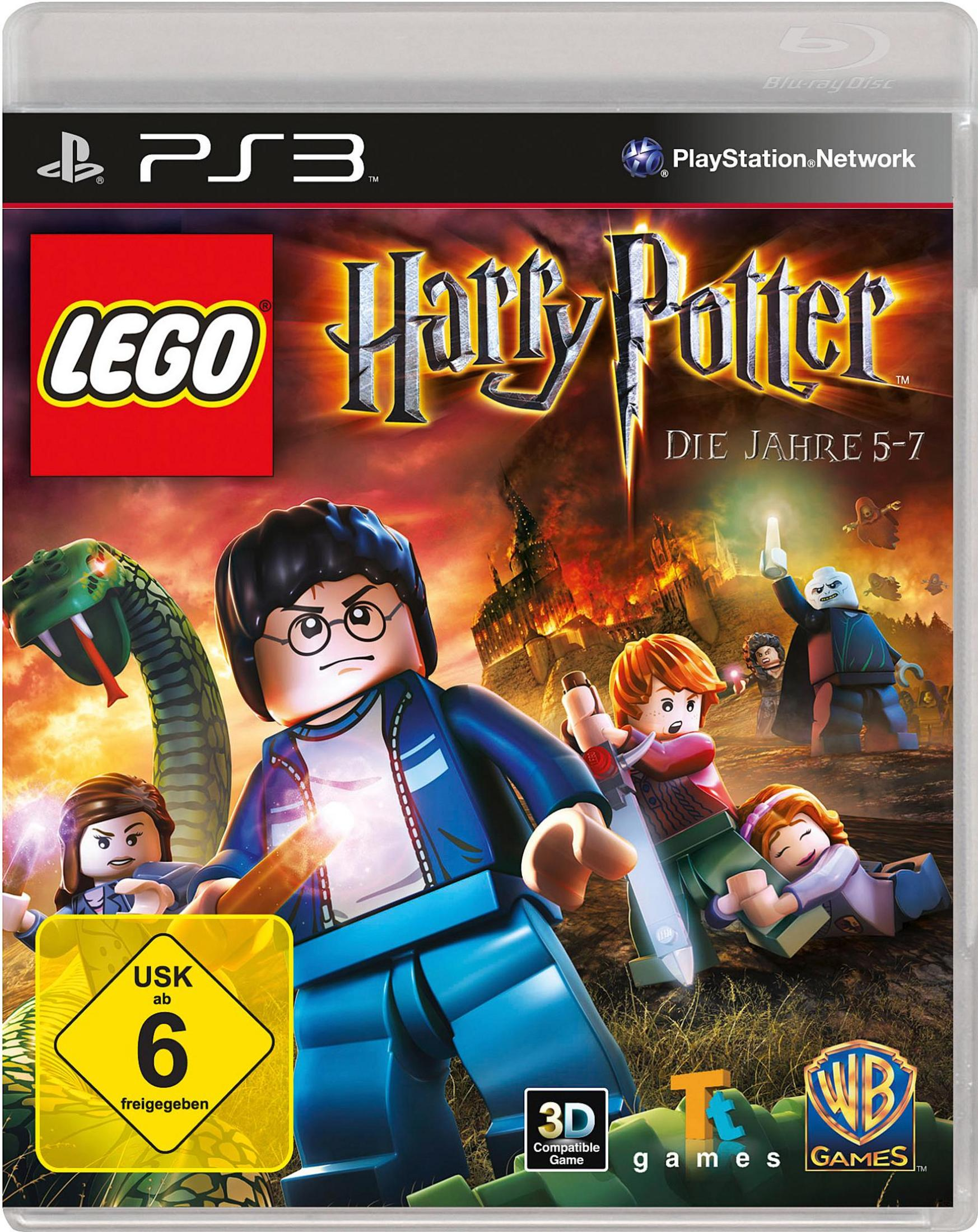 LEGO Harry Potter PS3 Spielbox mit Charakteren und Setting.