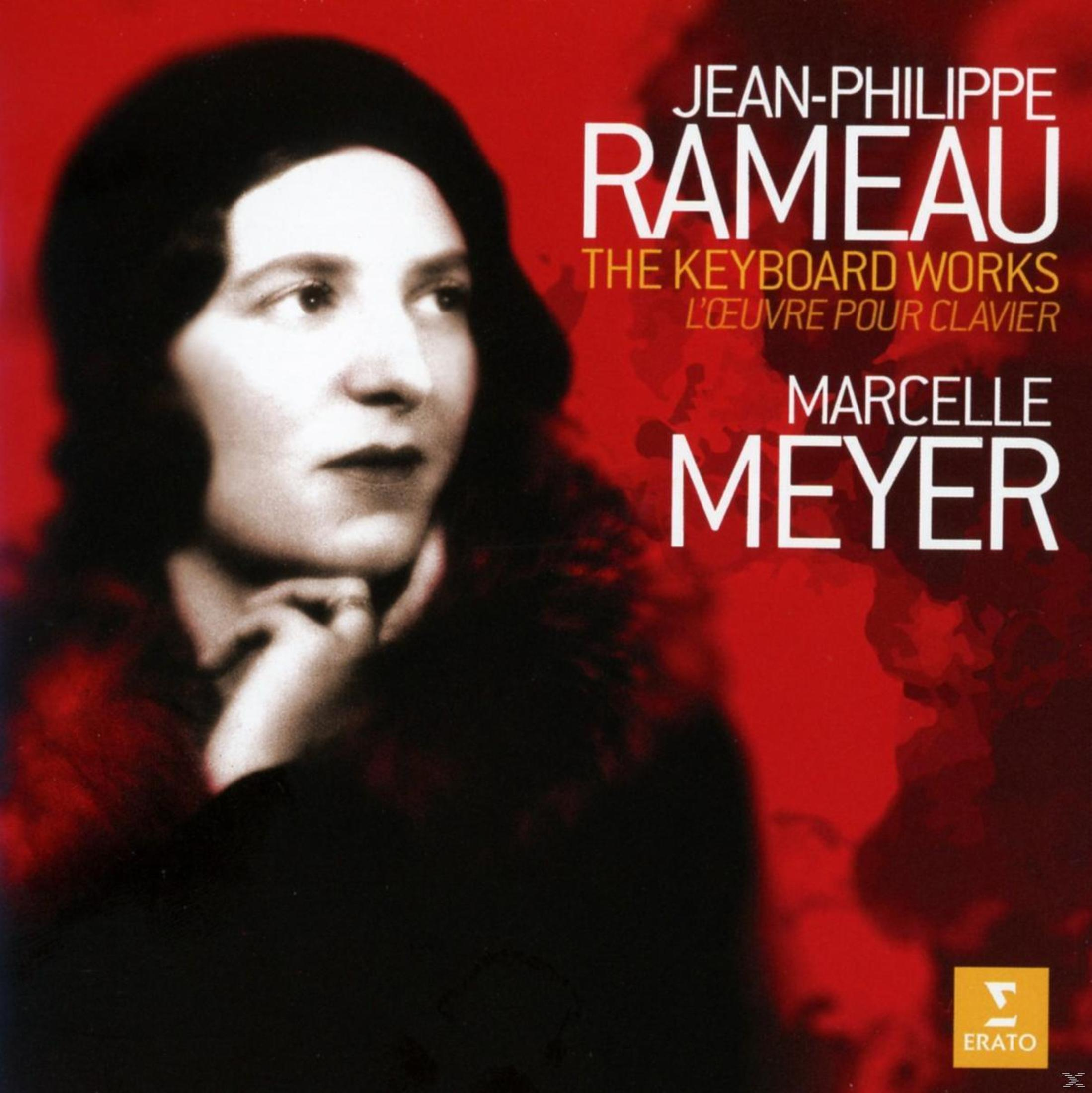 CD-hoes met portret van een vrouw en tekst: Jean-Philippe Rameau, The Keyboard Works, Marcelle Meyer.