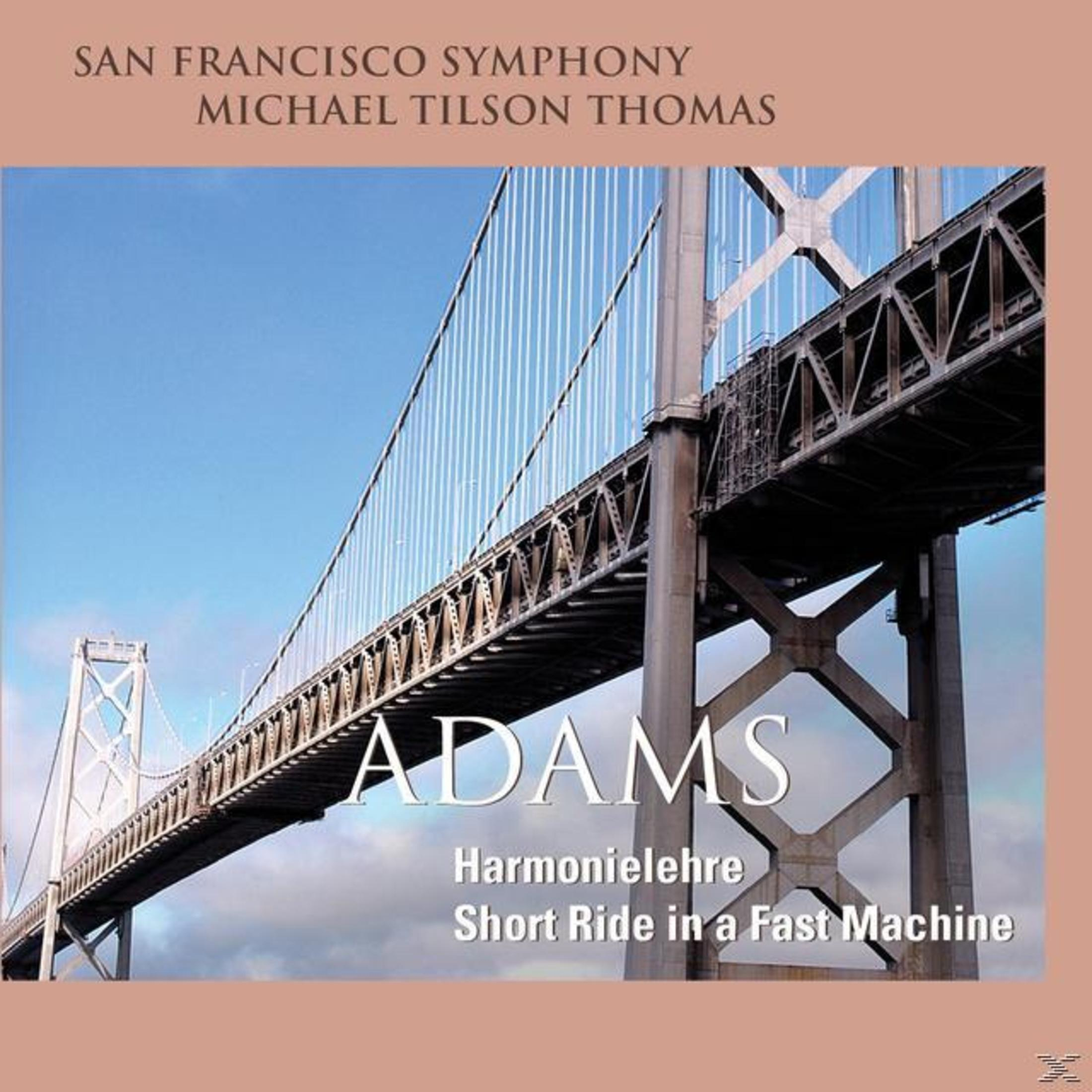 Albumcover: San Francisco Symphony. Eine Brücke erstreckt sich über den Rahmen, mit Text darunter.