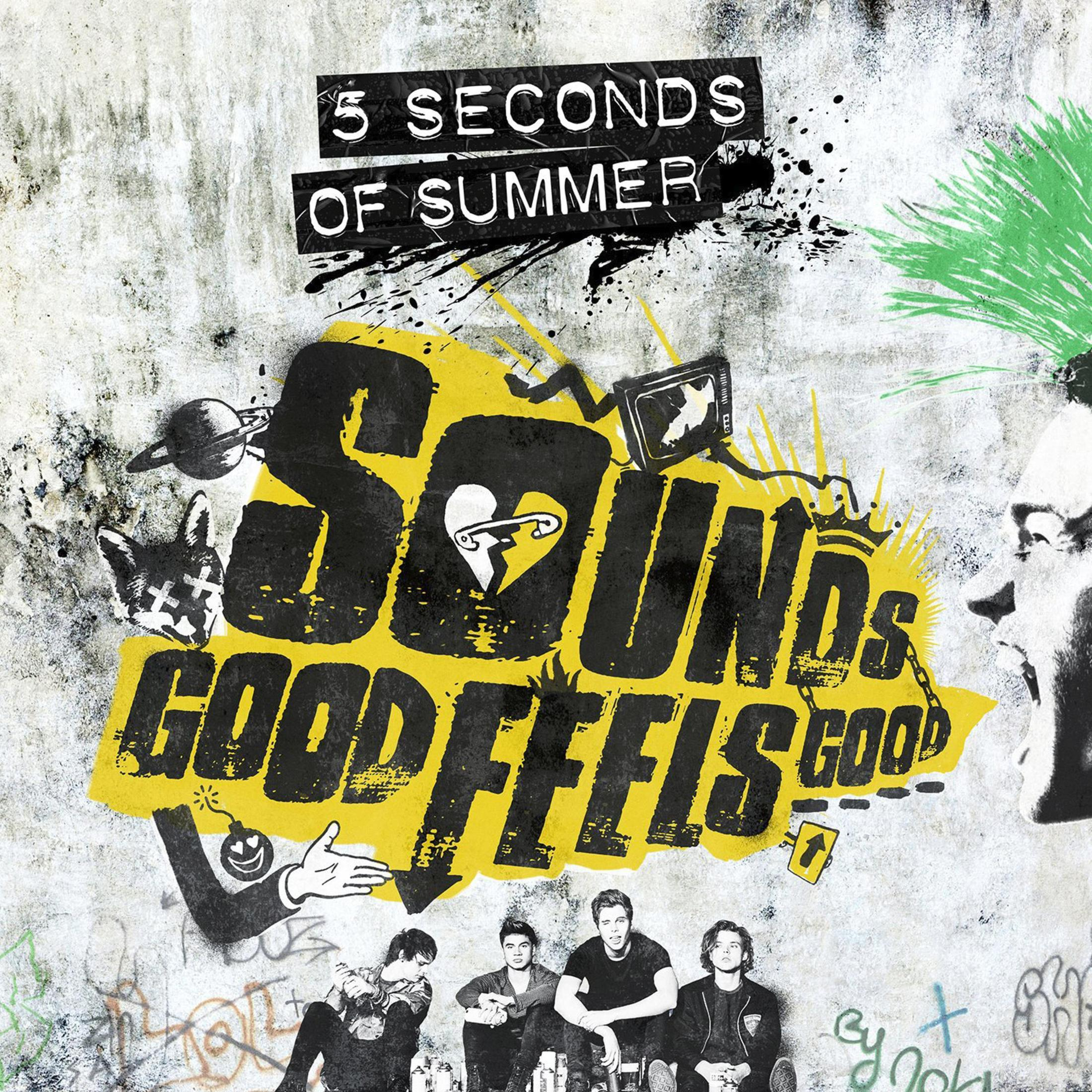 Pochette de l'album 'Sounds Good Feels Good' de 5 Seconds of Summer.