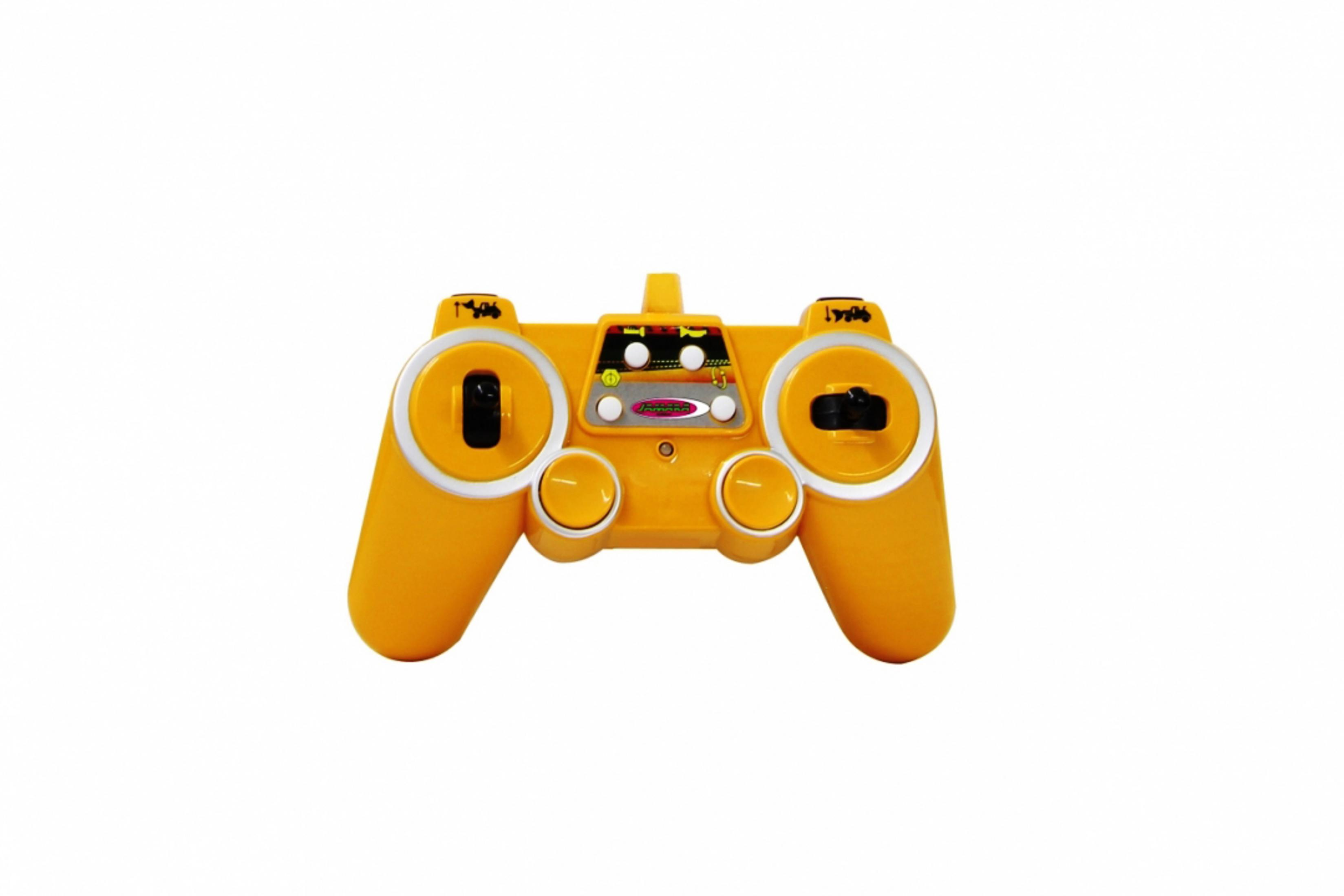 Żółty pilot z przyciskami.