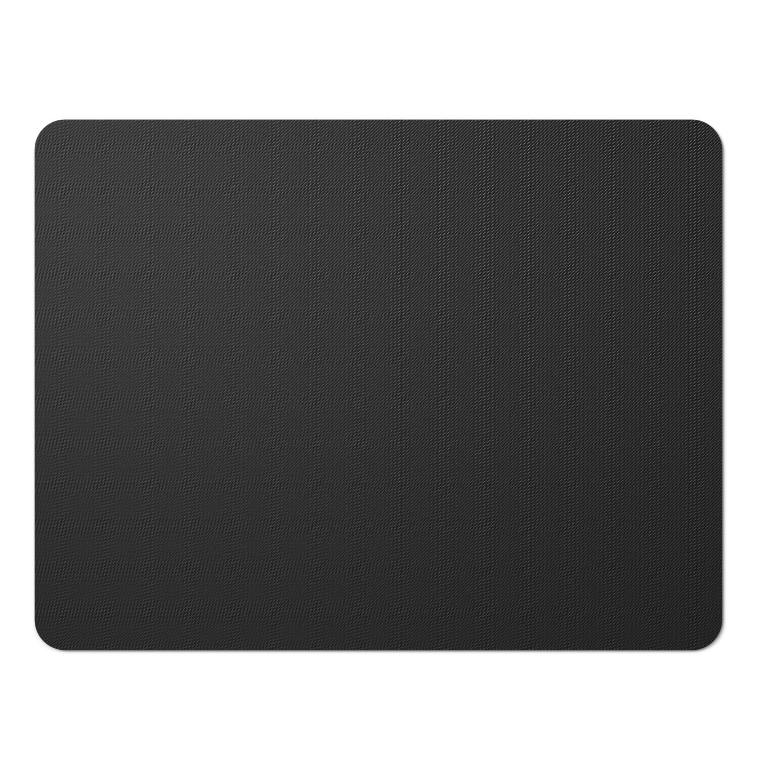 Schwarzes Mauspad mit diagonalem Linienmuster.