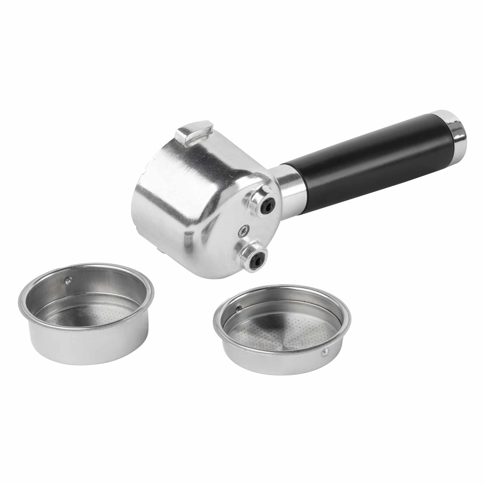 Kolba do ekspresu do kawy. Zawiera dwa koszyczki filtracyjne i uchwyt.