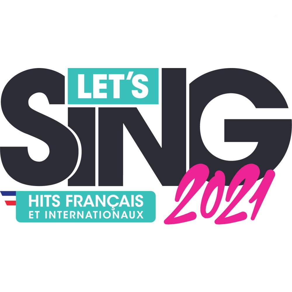 Logo Let's Sing 2021. Słowo SING pogrubione, rok 2021 i tekst Hits Français.
