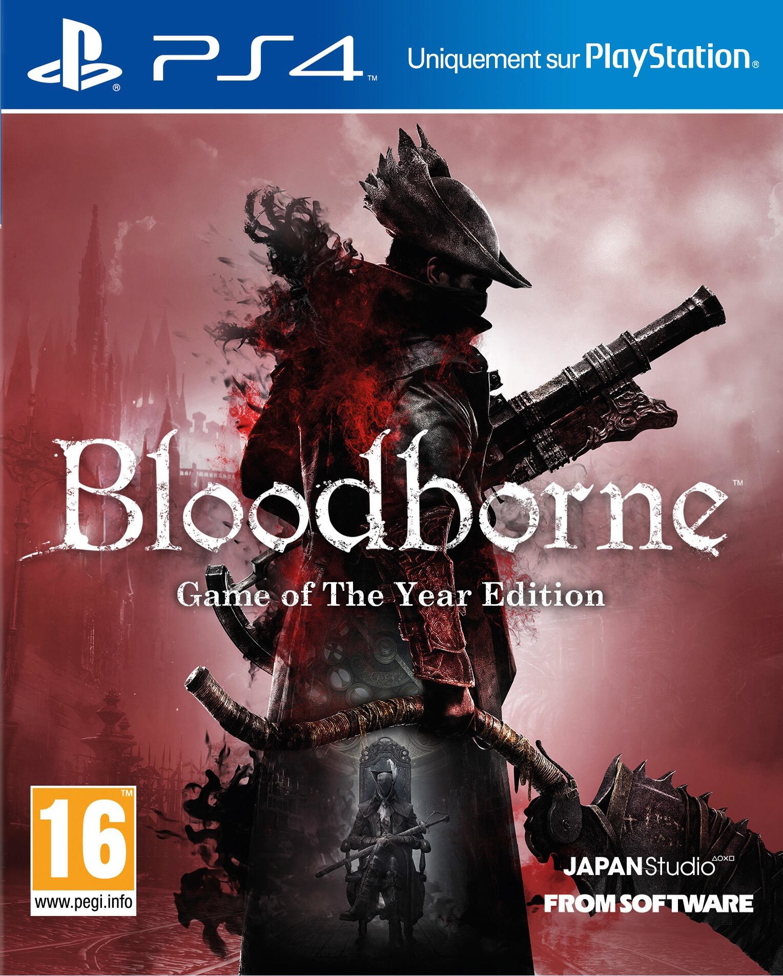 Okładka gry Bloodborne: Game of the Year Edition na PS4, podobna do ASSET_MP_156656105.