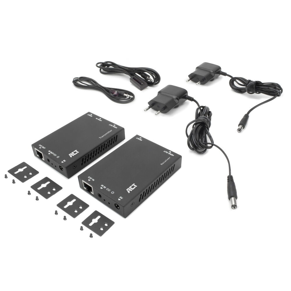 Una collezione di dispositivi elettronici e accessori neri.