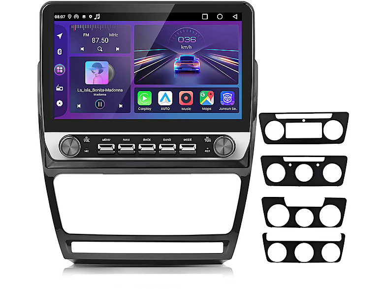 Car Play EZoneTronics Android Autoradio Für Skoda Octavia 2009-2013 Mit Autoradio Mit Bildschirm