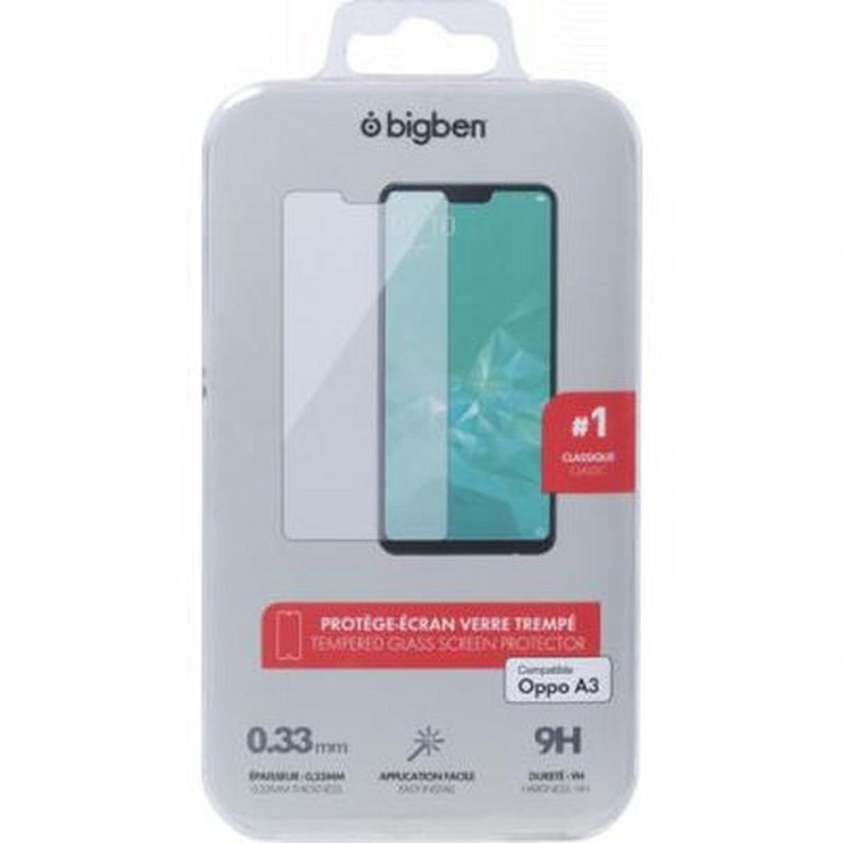 Un imballaggio per la protezione dello schermo dello smartphone. La confezione mostra il telefono e la protezione con testo.