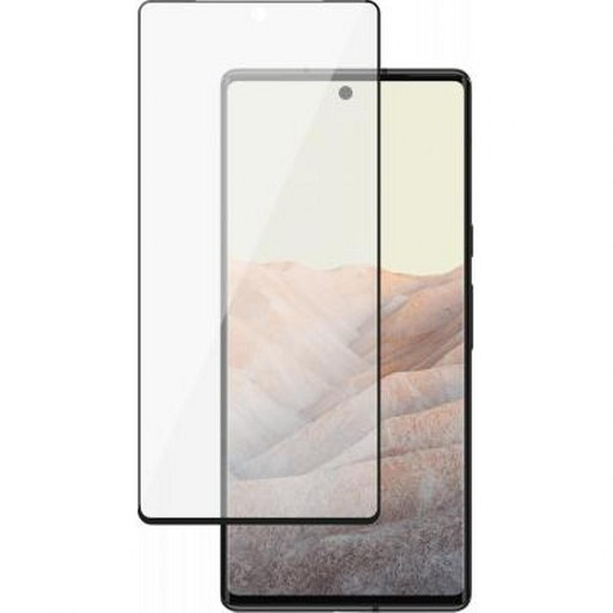 Uno smartphone con un proteggi schermo in fase di applicazione.