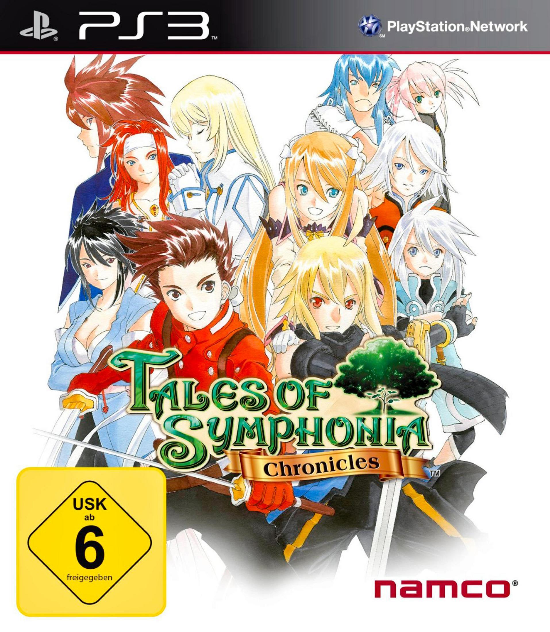 Spielcover für Tales of Symphonia Chronicles auf PS3.