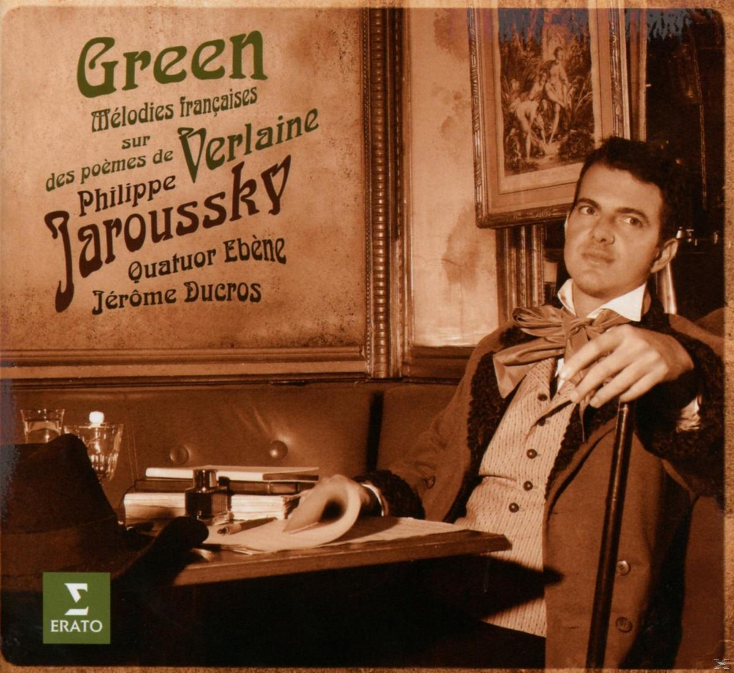 Albumhoes: Philippe Jaroussky zingt Verlaine-gedichten, met een portret van de zanger.