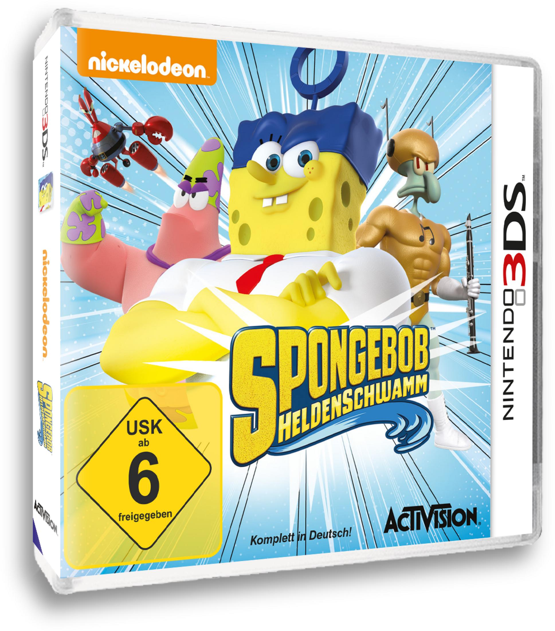 SpongeBob-Spielcover. SpongeBob und Freunde sind sichtbar. Das Logo befindet sich oben.