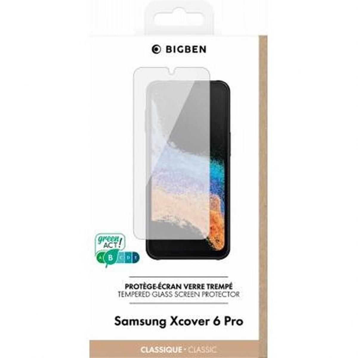 Confezione con protezione schermo per Samsung Xcover 6 Pro.