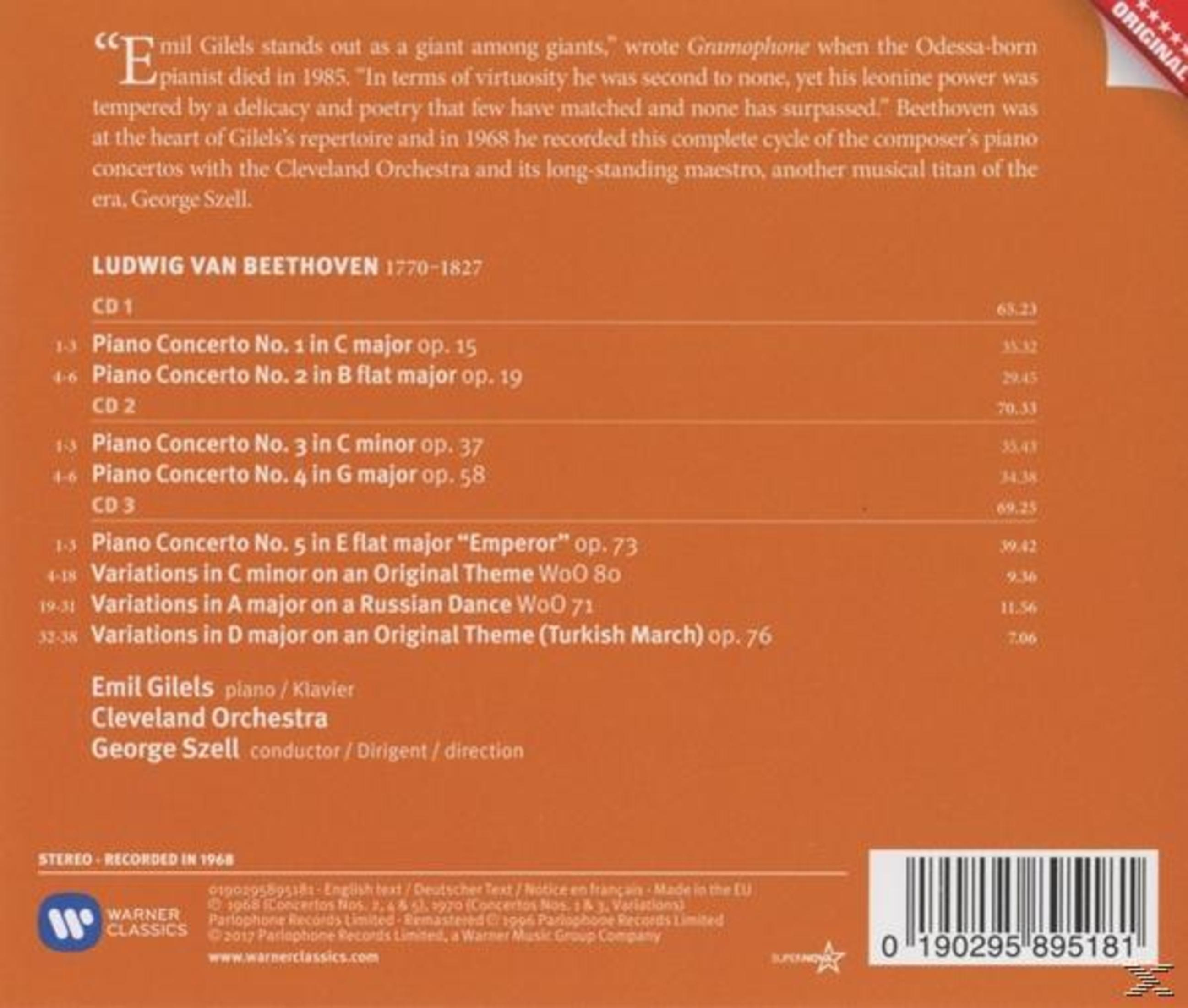 Retro copertina dell'album: Testo sull'album con una lista di tracce e crediti. La copertina è arancione.