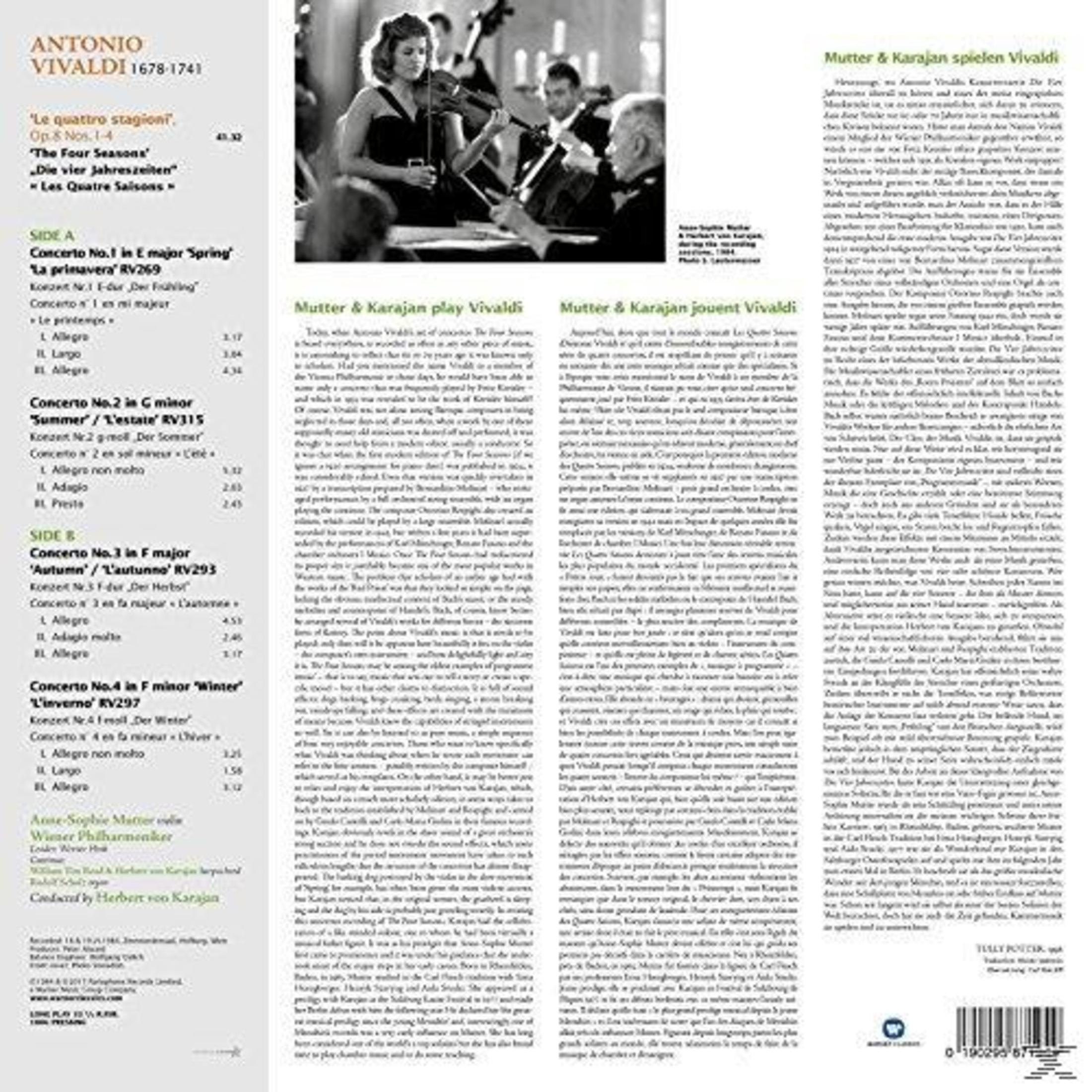 Album Vivaldiego 'Cztery pory roku'. Tekst i obrazy o muzyce i wykonaniu.