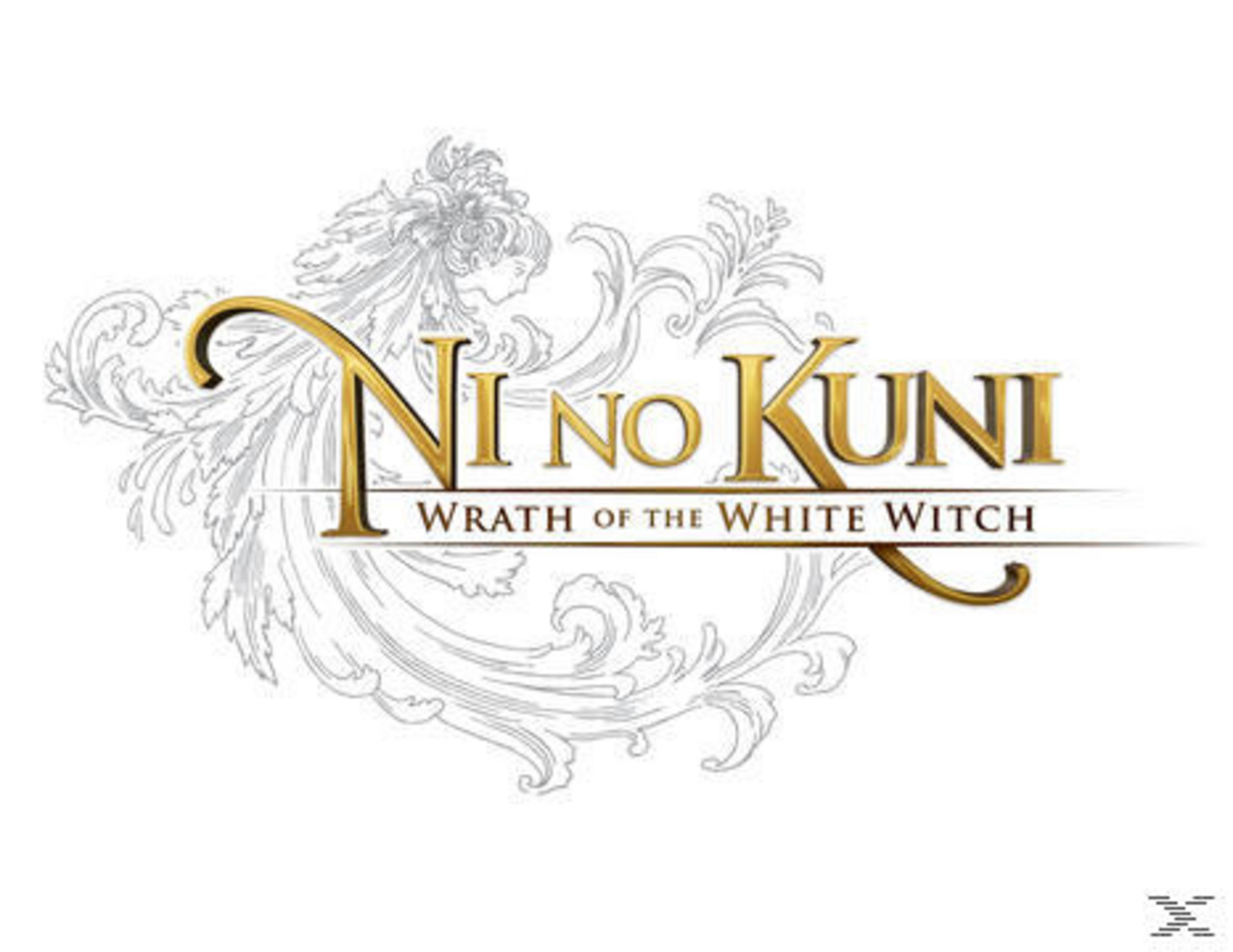 Spielcover: Ni No Kuni-Titel mit floralem Design.