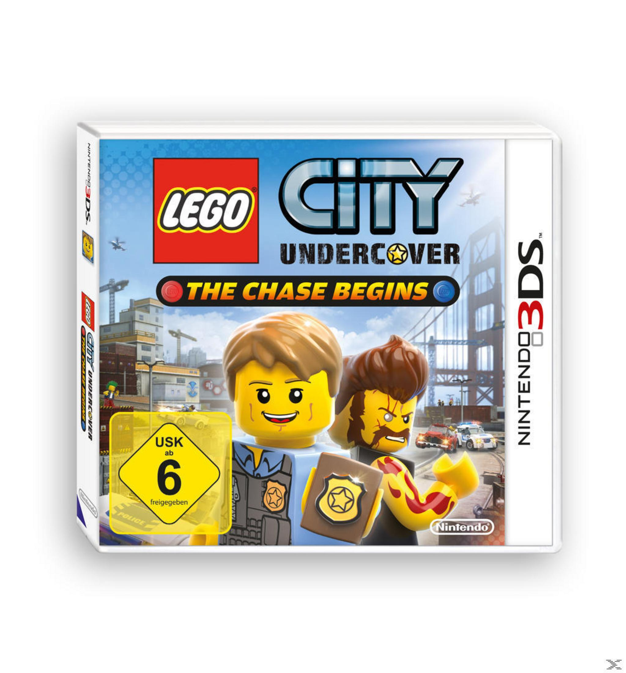 Spielbox mit dem Titel LEGO CITY UNDERCOVER, mit LEGO-Minifiguren von zwei Polizisten.