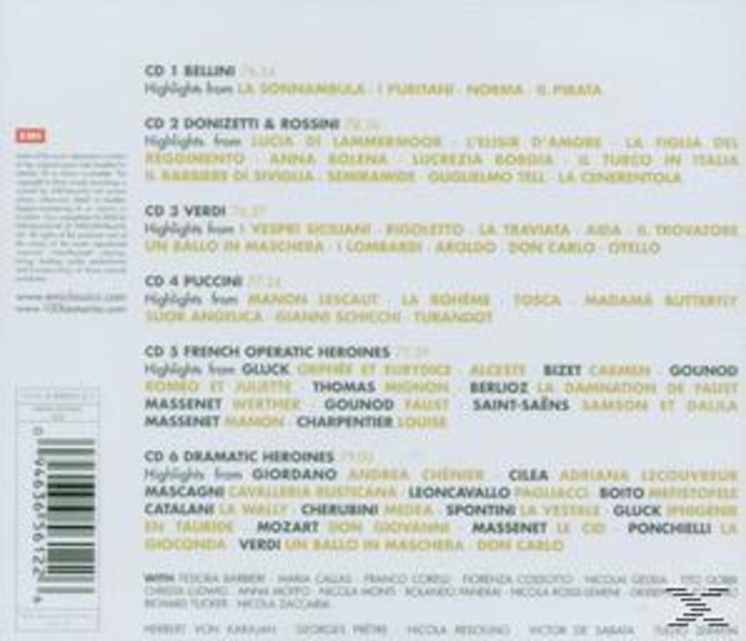 Okładka albumu. Lista utworów muzyki klasycznej. Logo EMI Classics, białe tło z tekstem.