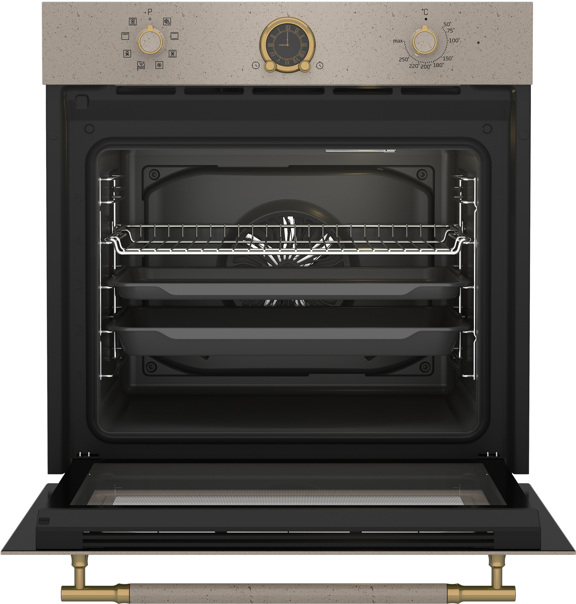 Etichetta energetica per un forno Haier, mostra dettagli sull'efficienza energetica.