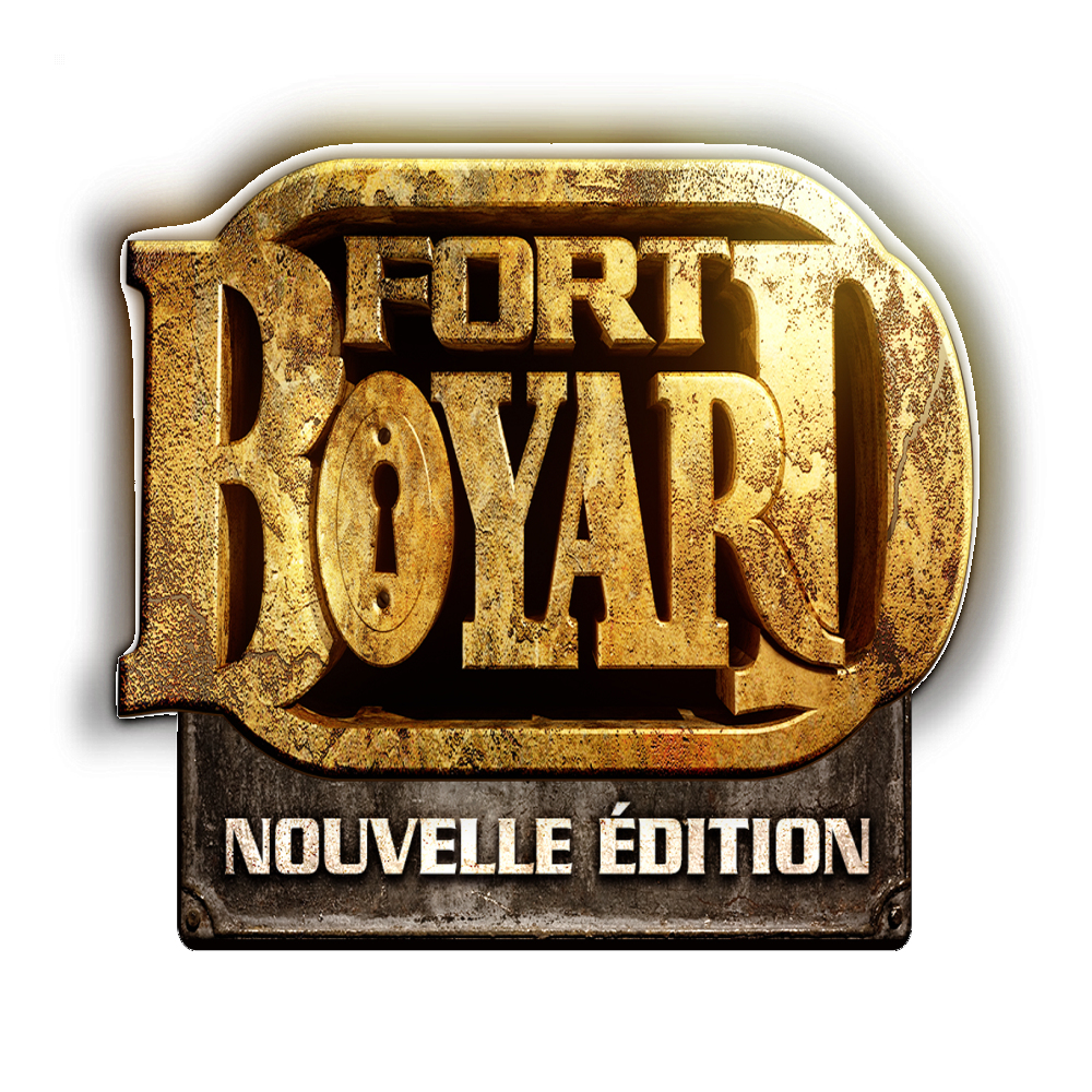 Logo Fort Boyard con testo, 'Nouvelle Edition' sotto.