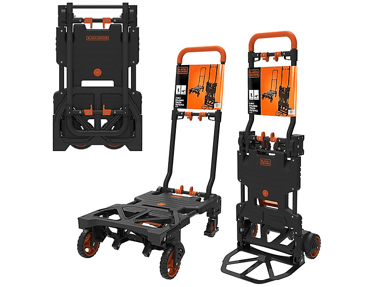 BLACK+DECKER BH206 55/120 Kg Çok Fonksiyonlu Katlanır El Arabası El Arabası