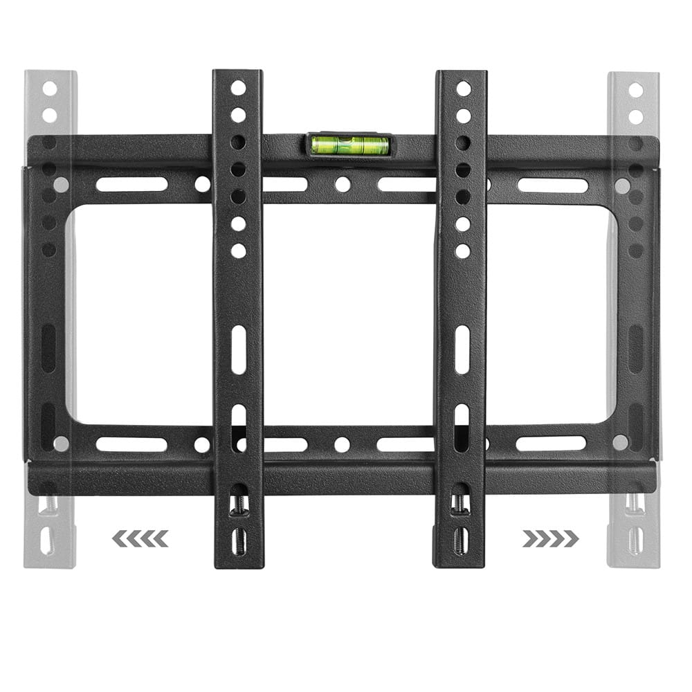 Uchwyt do montażu TV, regulowany, z poziomicą.