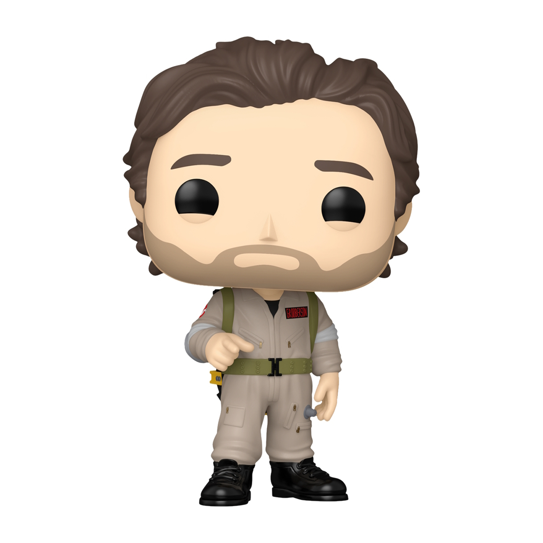 Figurka Funko Pop przedstawiająca mężczyznę w mundurze Pogromców Duchów.