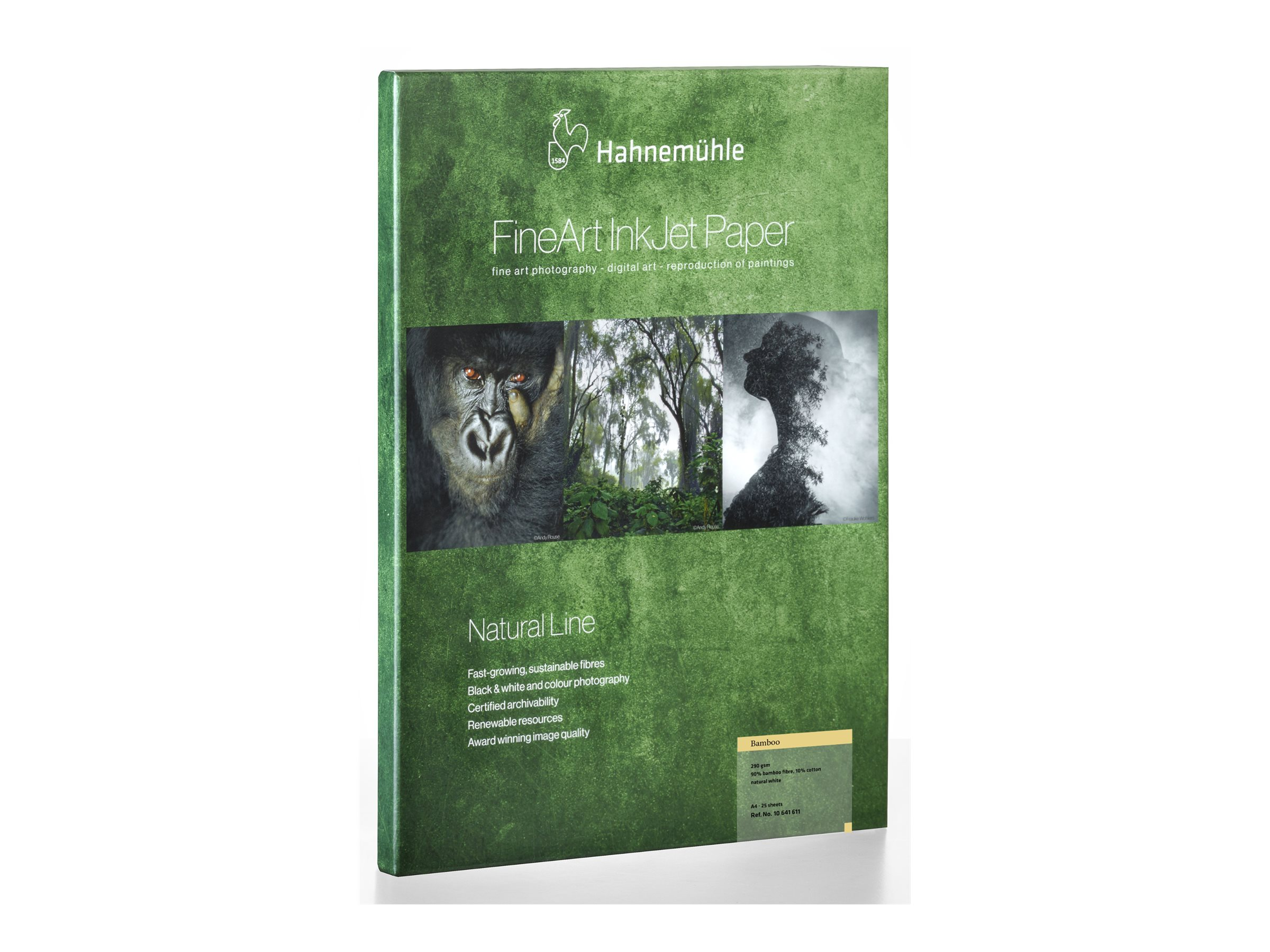 Zielona okładka książki z tekstem i obrazami. Zawiera obraz goryla i drzewa.